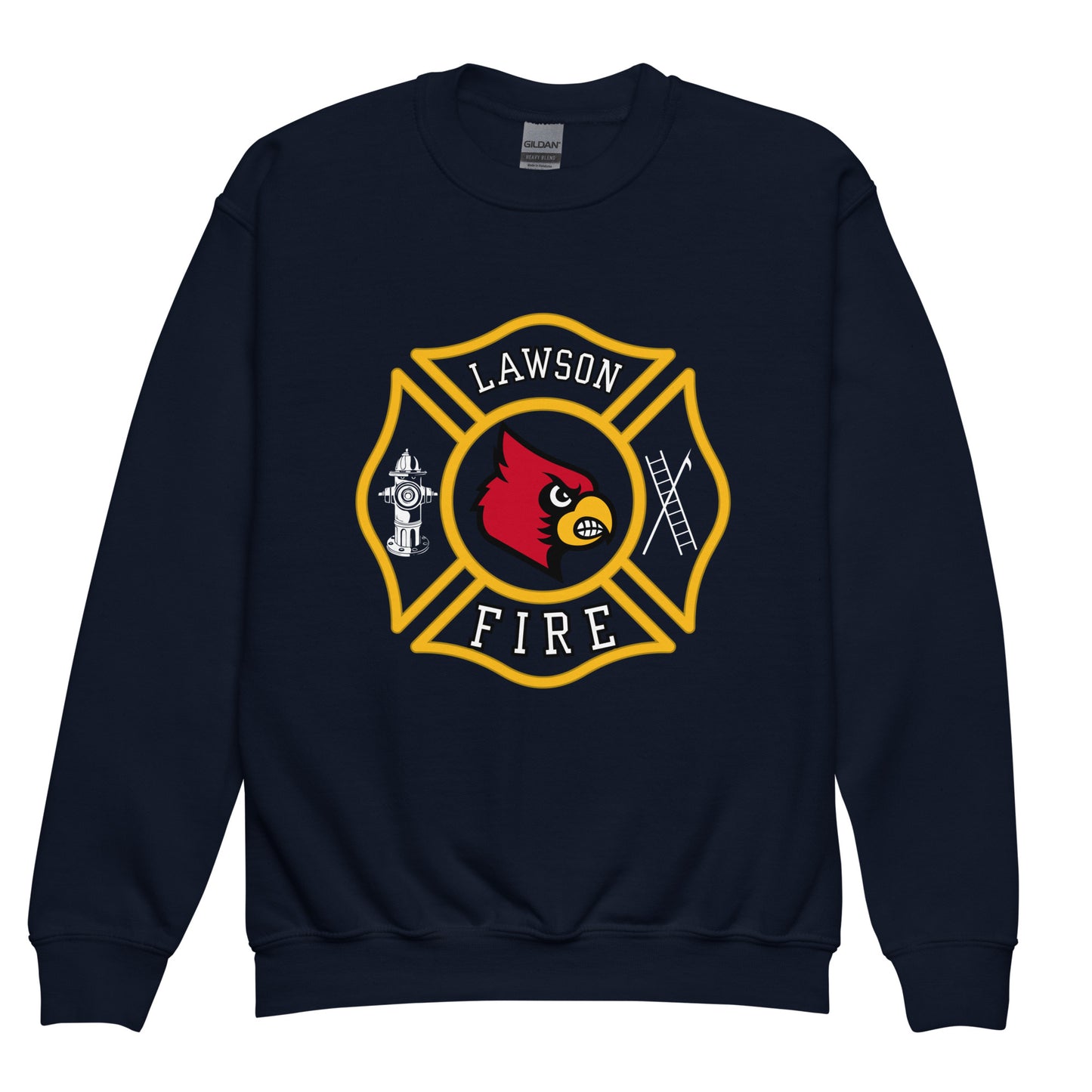 Classic | Youth Sweatshirt | Lawson Fire Department | Crest Logo