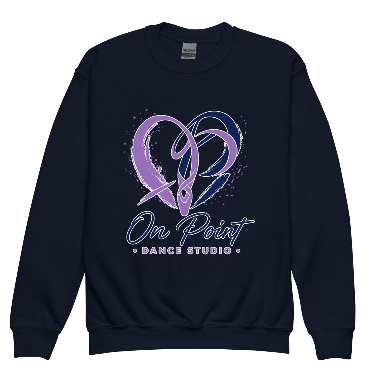 Classic | Youth Sweatshirt | On Point Dance Studio | Crest Logo