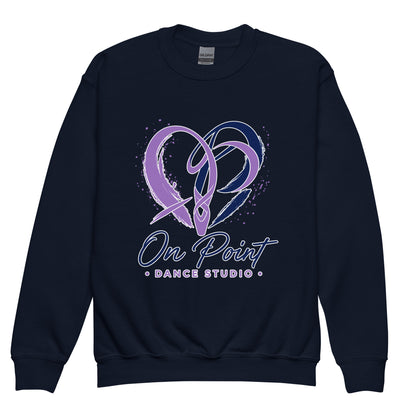 Classic | Youth Sweatshirt | On Point Dance Studio | Crest Logo