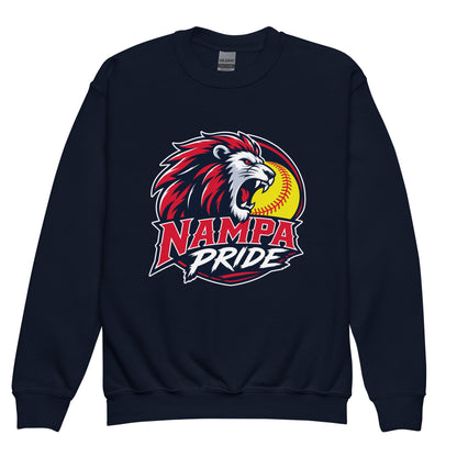 Classic | Youth Sweatshirt | Nampa Pride | Lion Crest Logo