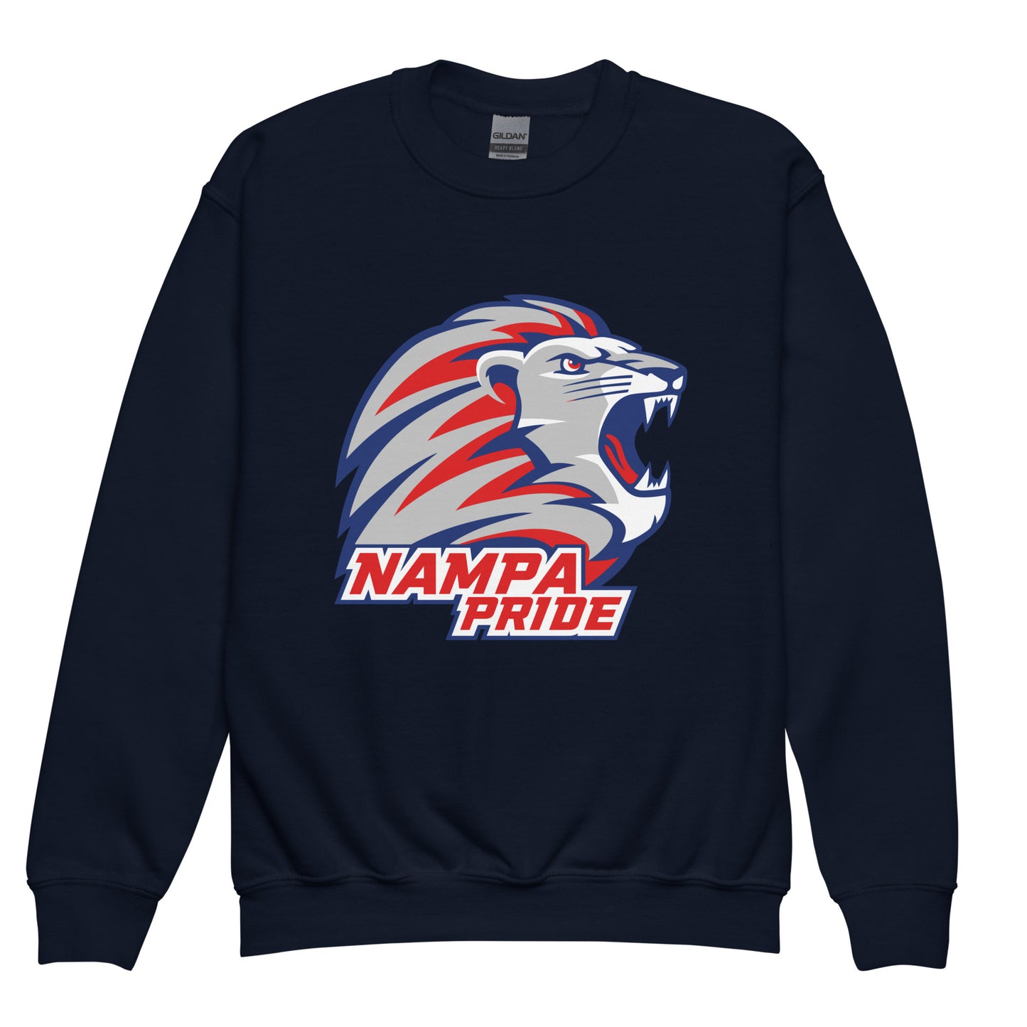 Classic | Youth Sweatshirt | Nampa Pride | Mascot Logo
