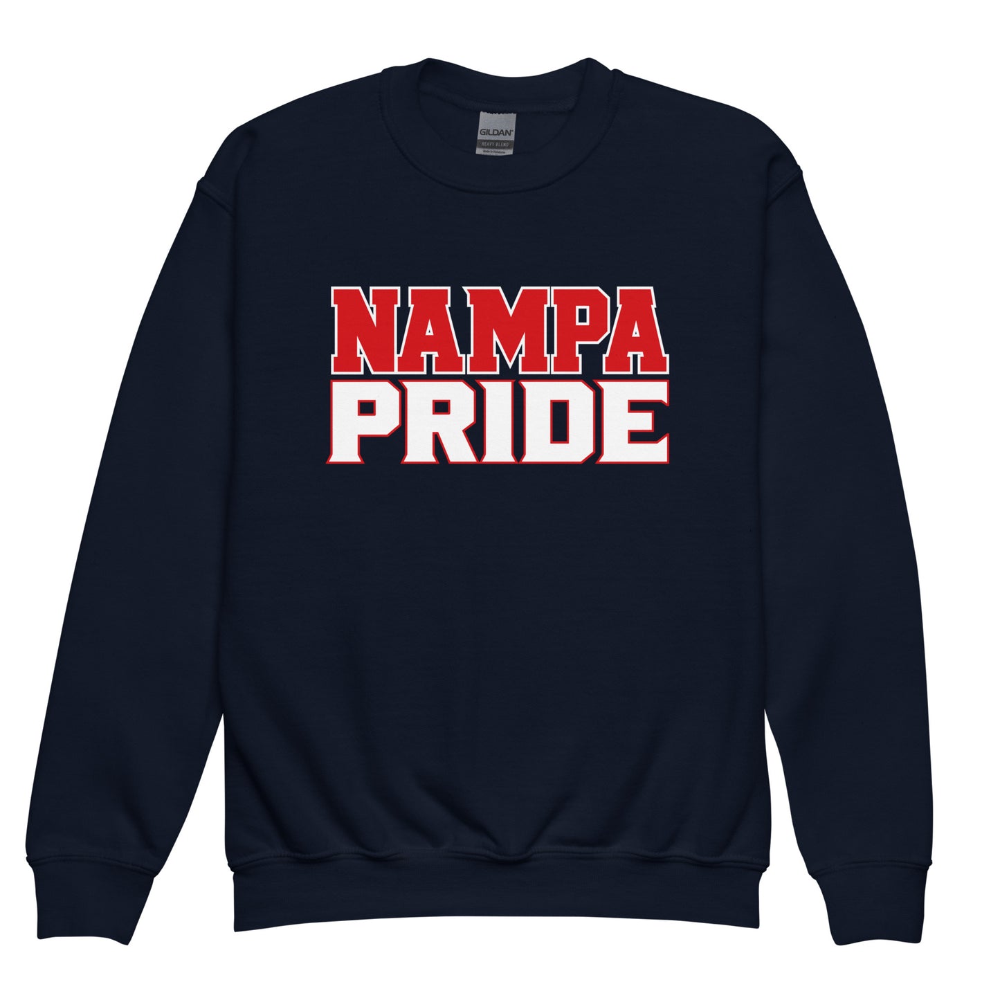 Classic | Youth Sweatshirt | Nampa Pride | Letter Mark Logo