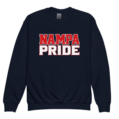 Classic | Youth Sweatshirt | Nampa Pride | Letter Mark Logo
