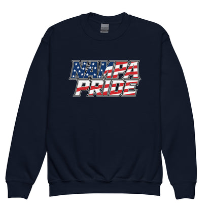 Classic | Youth Sweatshirt | Nampa Pride | Modern Script Logo