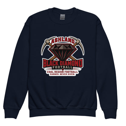 Classic | Youth Sweatshirt | Ashland Black Diamonds | Vanguard Logo