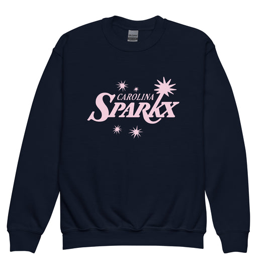 Classic | Youth Sweatshirt | Carolina Sparkx | Modern Script Logo