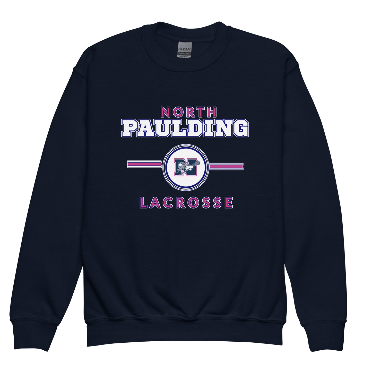 Classic | Youth Sweatshirt | North Paulding Lacrosse | Valor Logo