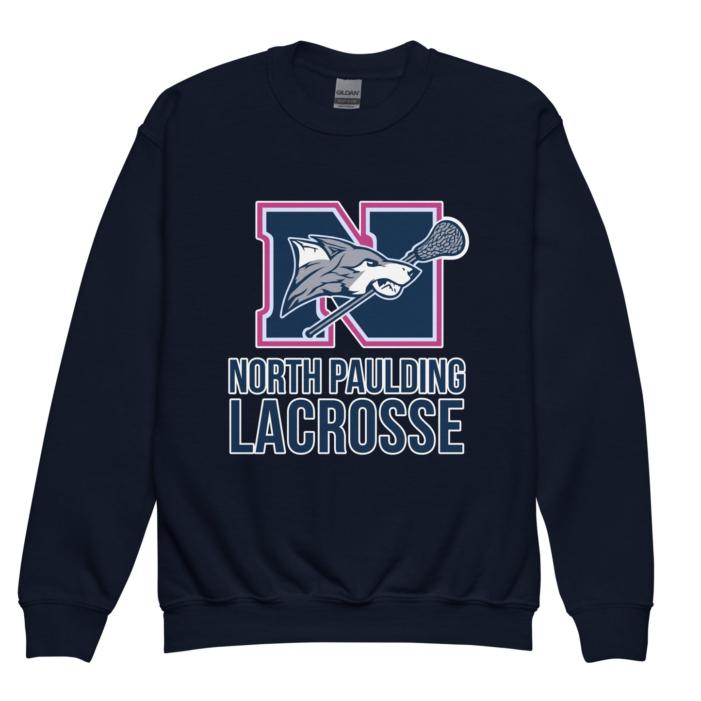 Classic | Youth Sweatshirt | North Paulding Lacrosse | Vanguard Logo