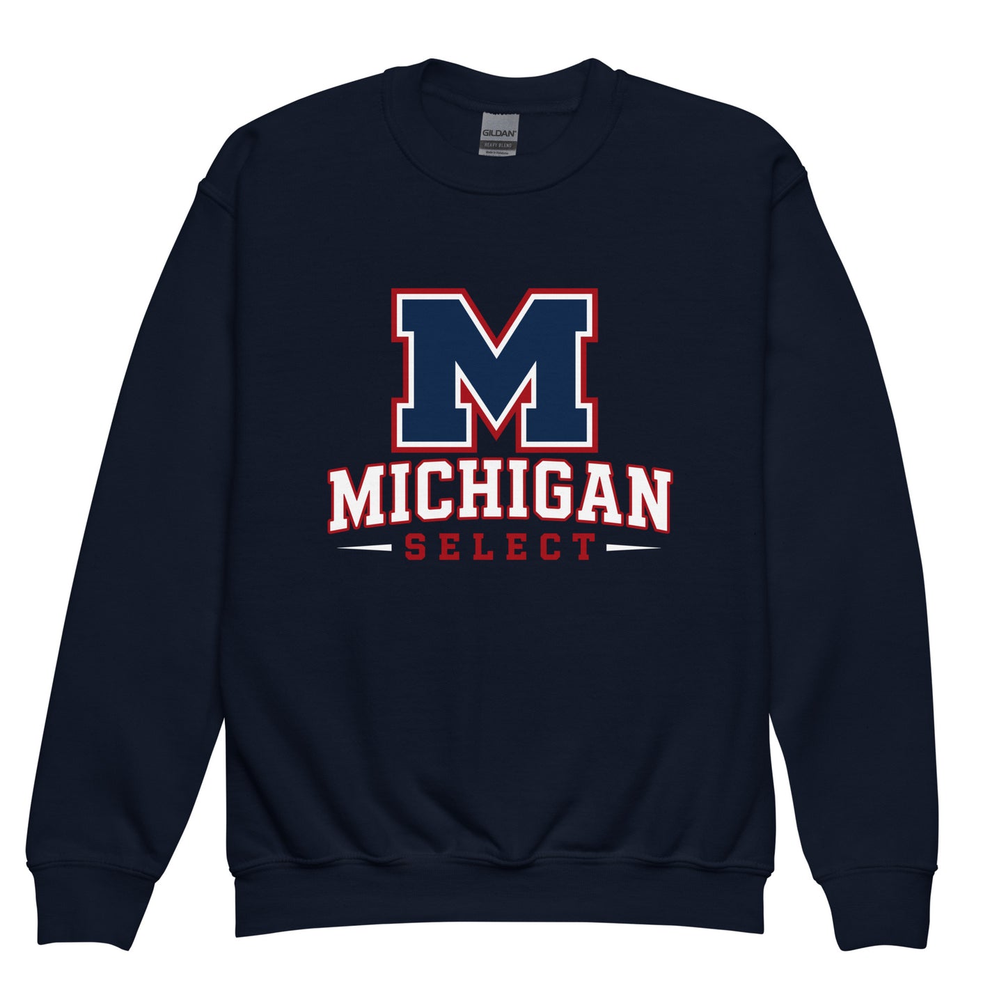 Classic | Youth Sweatshirt | Michigan Select Baseball | Emblem Logo