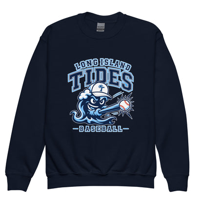 Classic | Youth Sweatshirt | Long Island Tides Baseball | Valor Logo