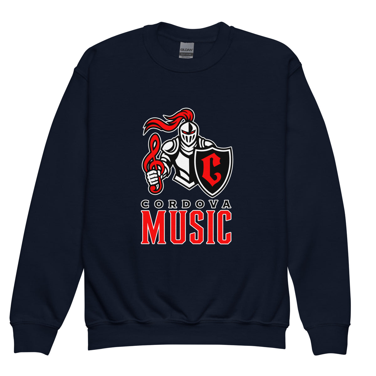 Classic | Youth Sweatshirt | Cordova High Music | Vanguard Logo