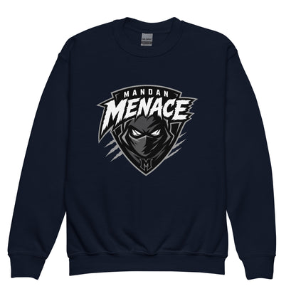 Classic | Youth Sweatshirt | Mandan Menace | Shield Logo