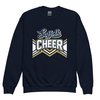 Classic | Youth Sweatshirt | Suffolk University Cheerleading | Vanguard Logo