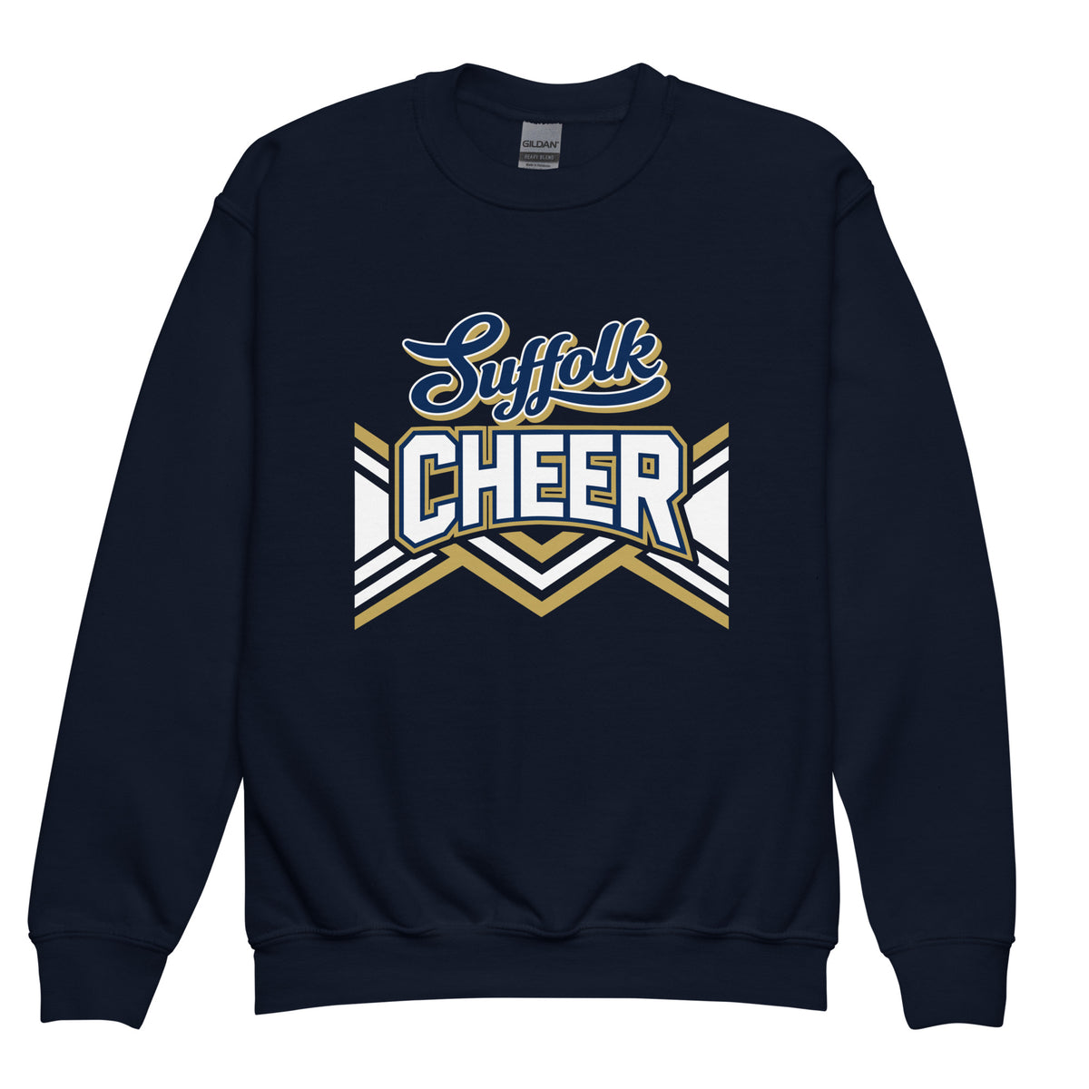 Classic | Youth Sweatshirt | Suffolk University Cheerleading | Vanguard Logo