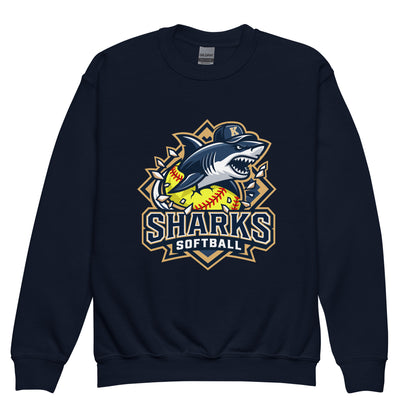 Classic | Youth Sweatshirt | Sharks Diamond Sports | Crest Logo