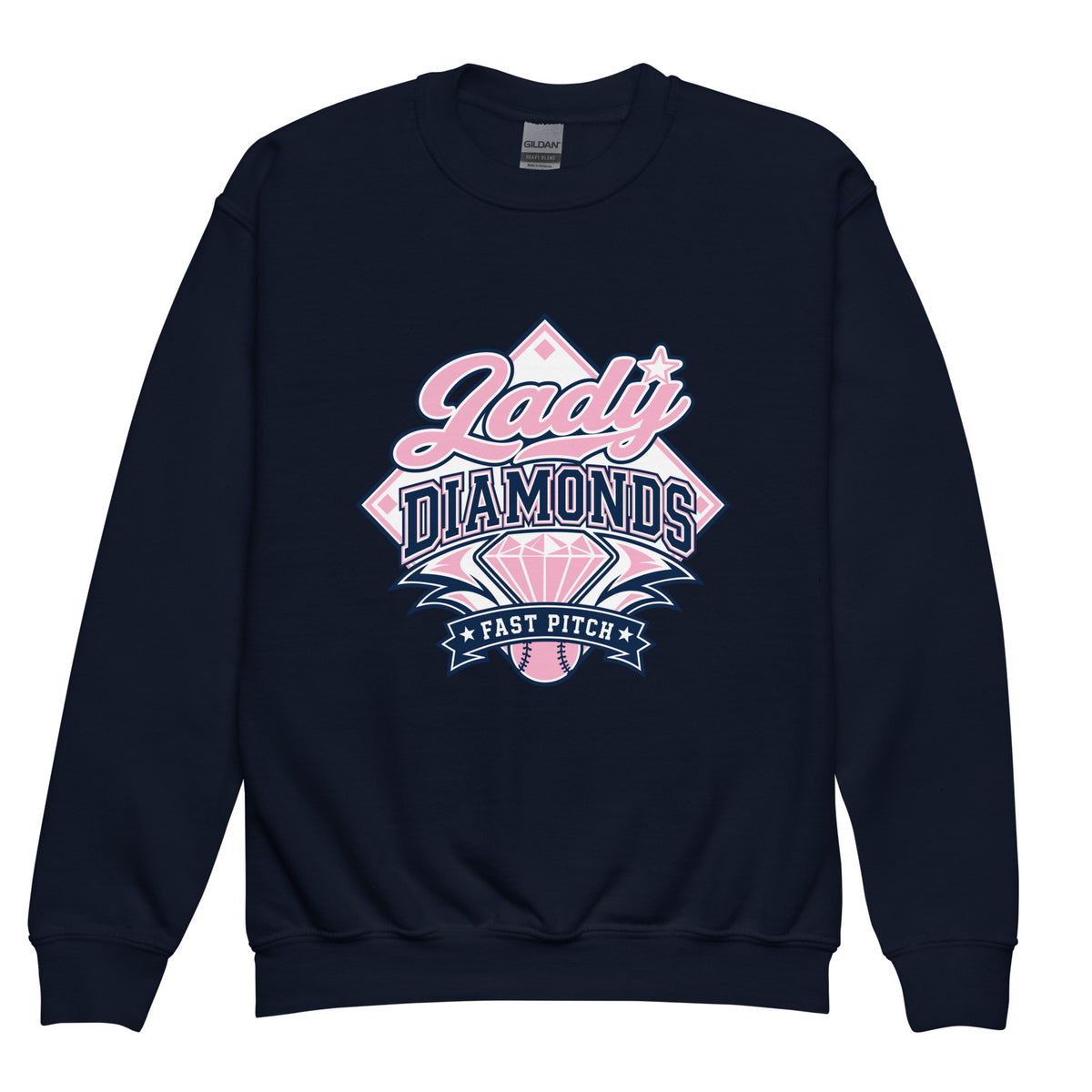 Classic | Youth Sweatshirt | Lady Diamonds | Emblem Logo