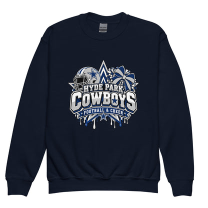 Classic | Youth Sweatshirt | Hyde Park Cowboys | Crest Logo