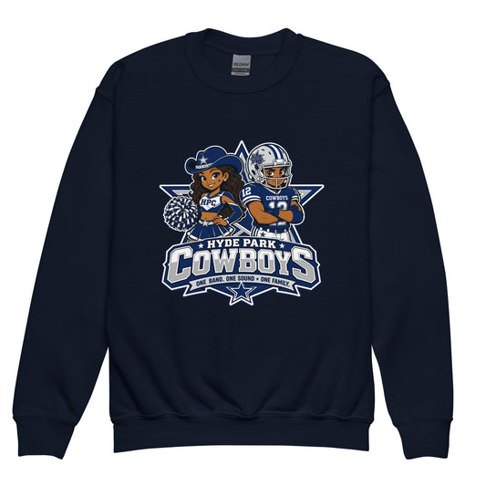 Classic | Youth Sweatshirt | Hyde Park Cowboys | Vanguard Logo