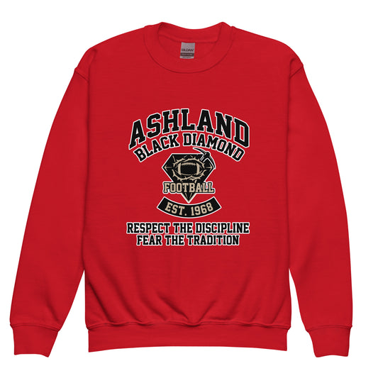 Classic | Youth Sweatshirt | Ashland Black Diamonds | Emblem Logo