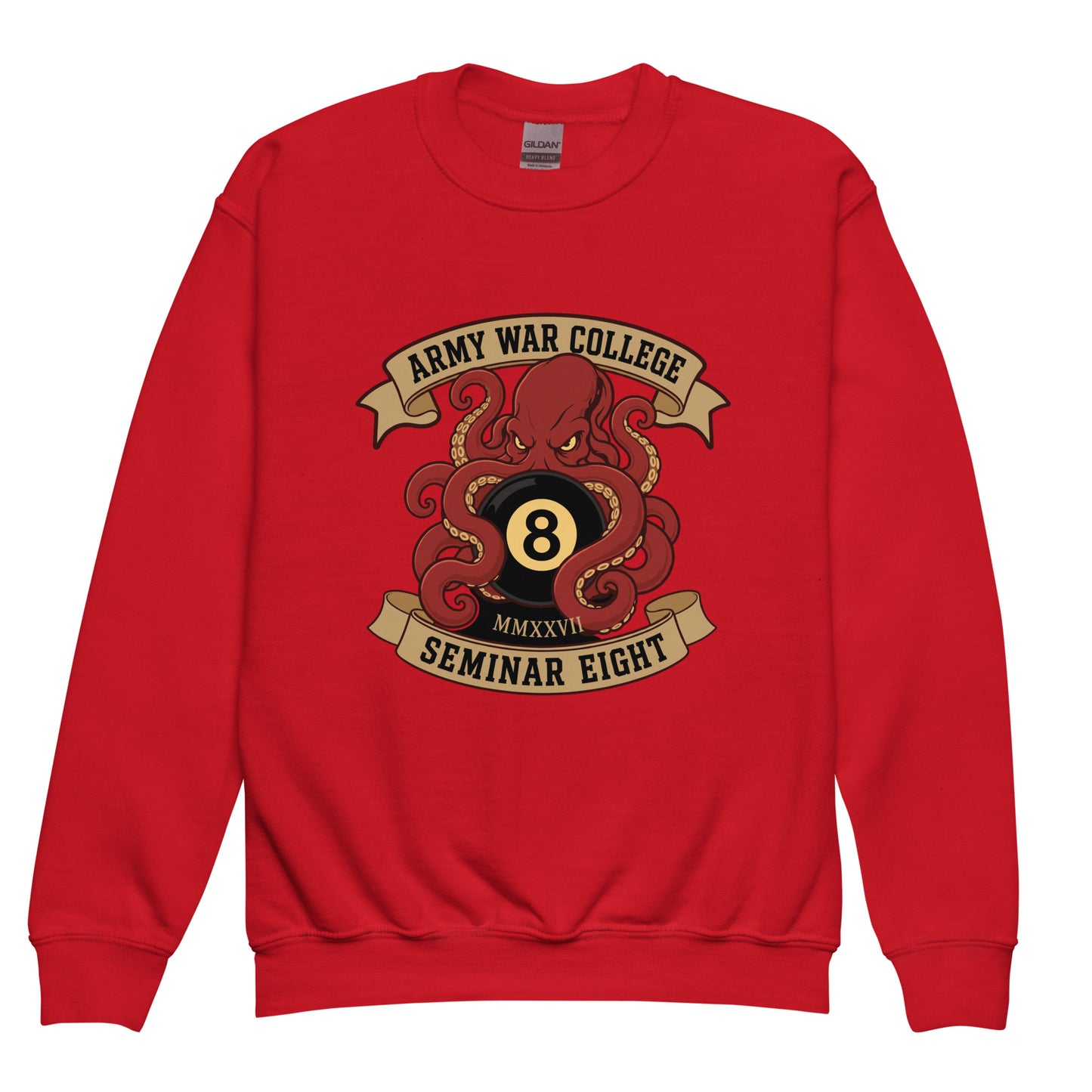 Classic | Youth Sweatshirt | Army War College (Seminar 8) | Crest Logo