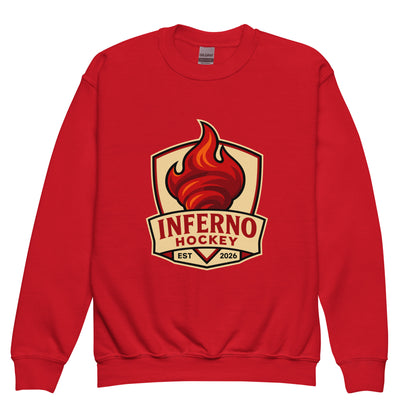 Classic | Youth Sweatshirt | Inferno Hockey | Crest Logo