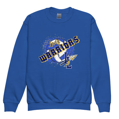 Classic | Youth Sweatshirt | Indian Land Middle School Volleyball | Vanguard Warriors Logo