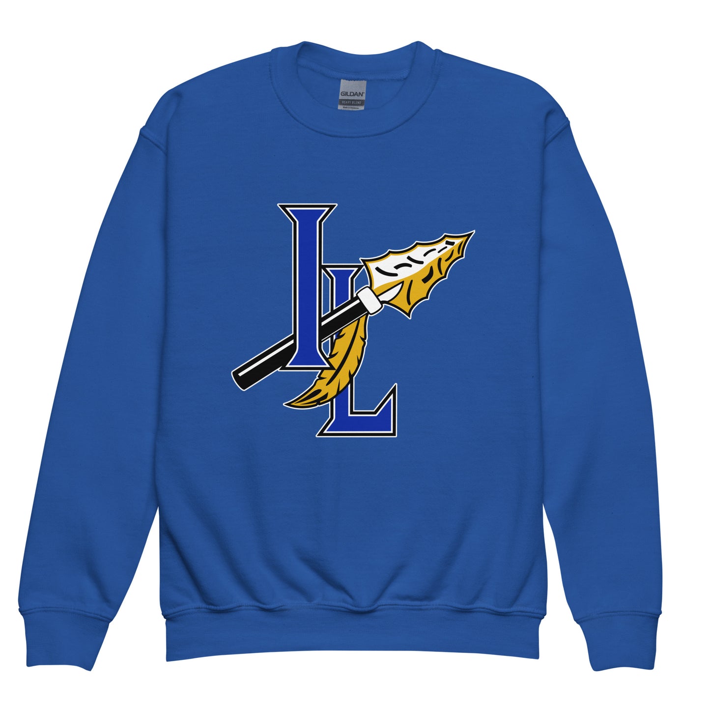 Classic | Youth Sweatshirt | Indian Land Middle School Volleyball | Spear Athletic Logo