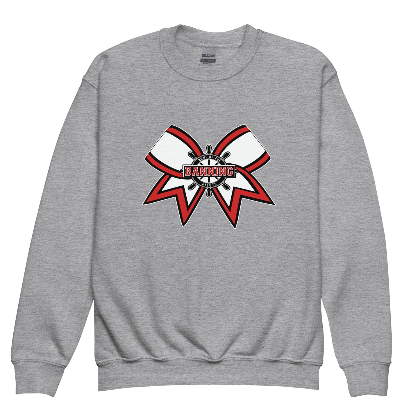 Classic | Youth Sweatshirt | BHS Coed Cheer | Bow Logo