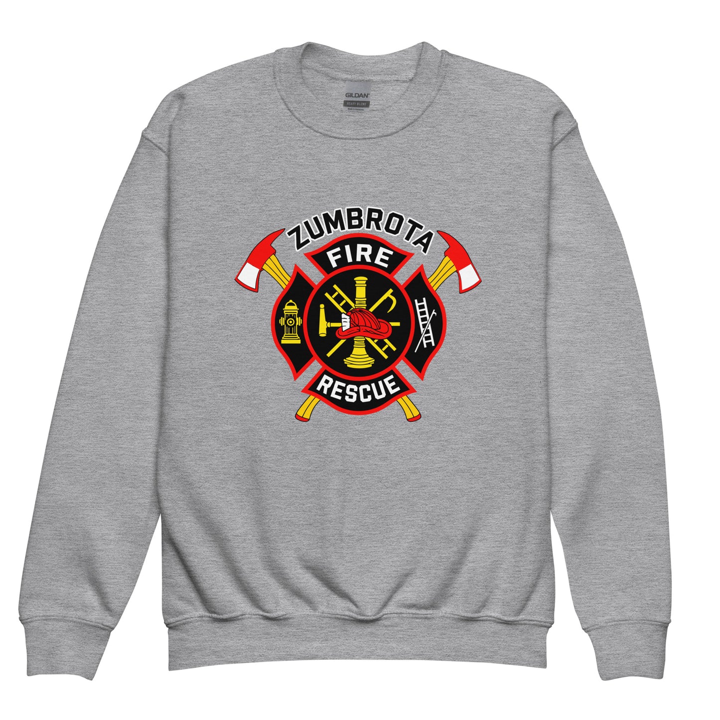 Classic | Youth Sweatshirt | Zumbrota Fire Department | Vanguard Logo