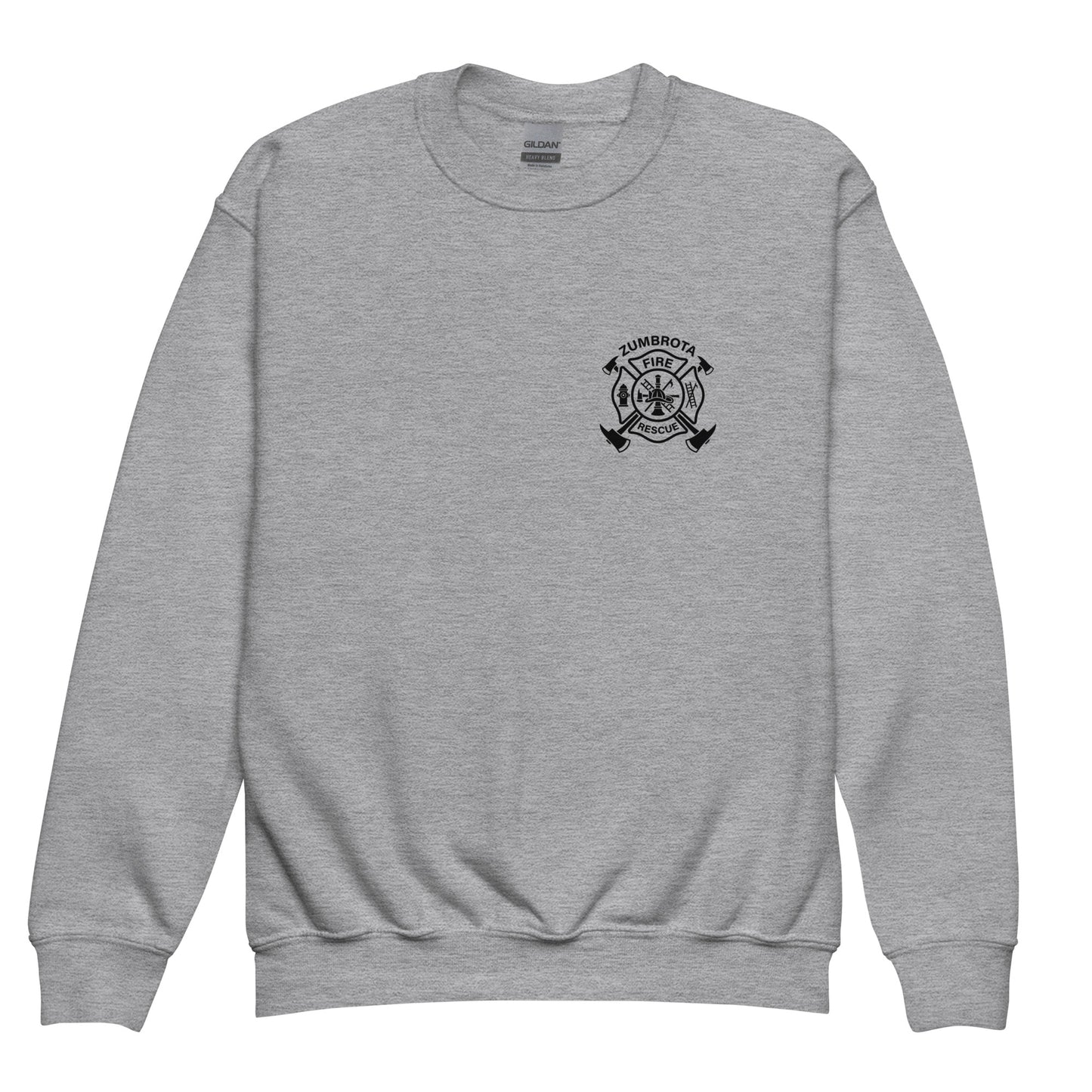 Classic | Youth Sweatshirt | Zumbrota Fire Department | Badge Logo