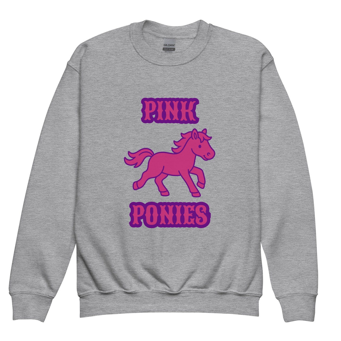 Classic | Youth Sweatshirt | Pink Pony Athletic Club | Emblem Logo