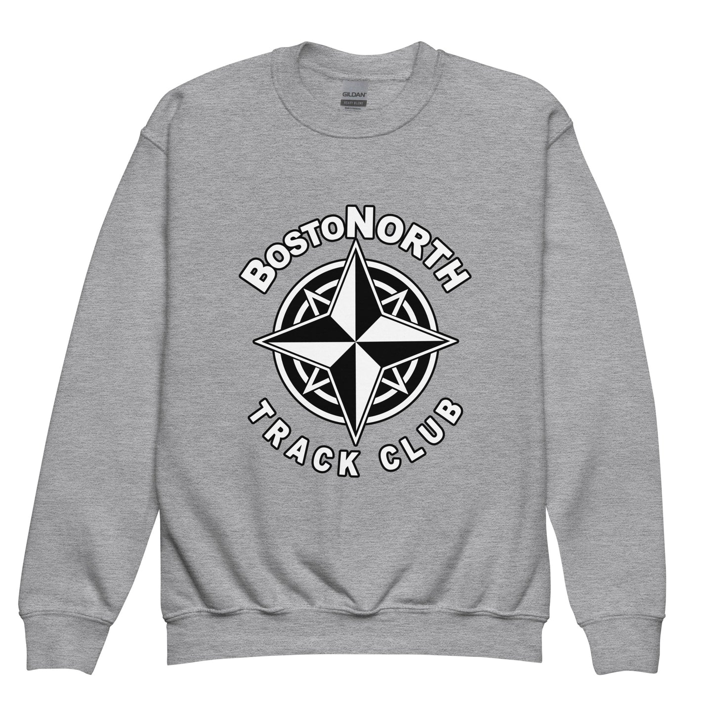 Classic | Youth Sweatshirt | Boston-North Track Club | Crest Logo
