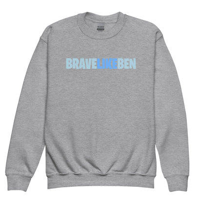 Classic | Youth Sweatshirt | Brave Like Ben | Wordmark Logo