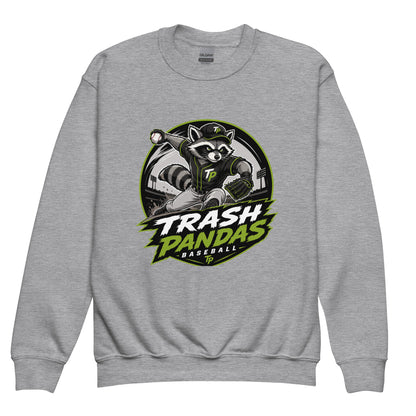 Classic | Youth Sweatshirt | Trash Pandas Baseball Organization | Vanguard Logo