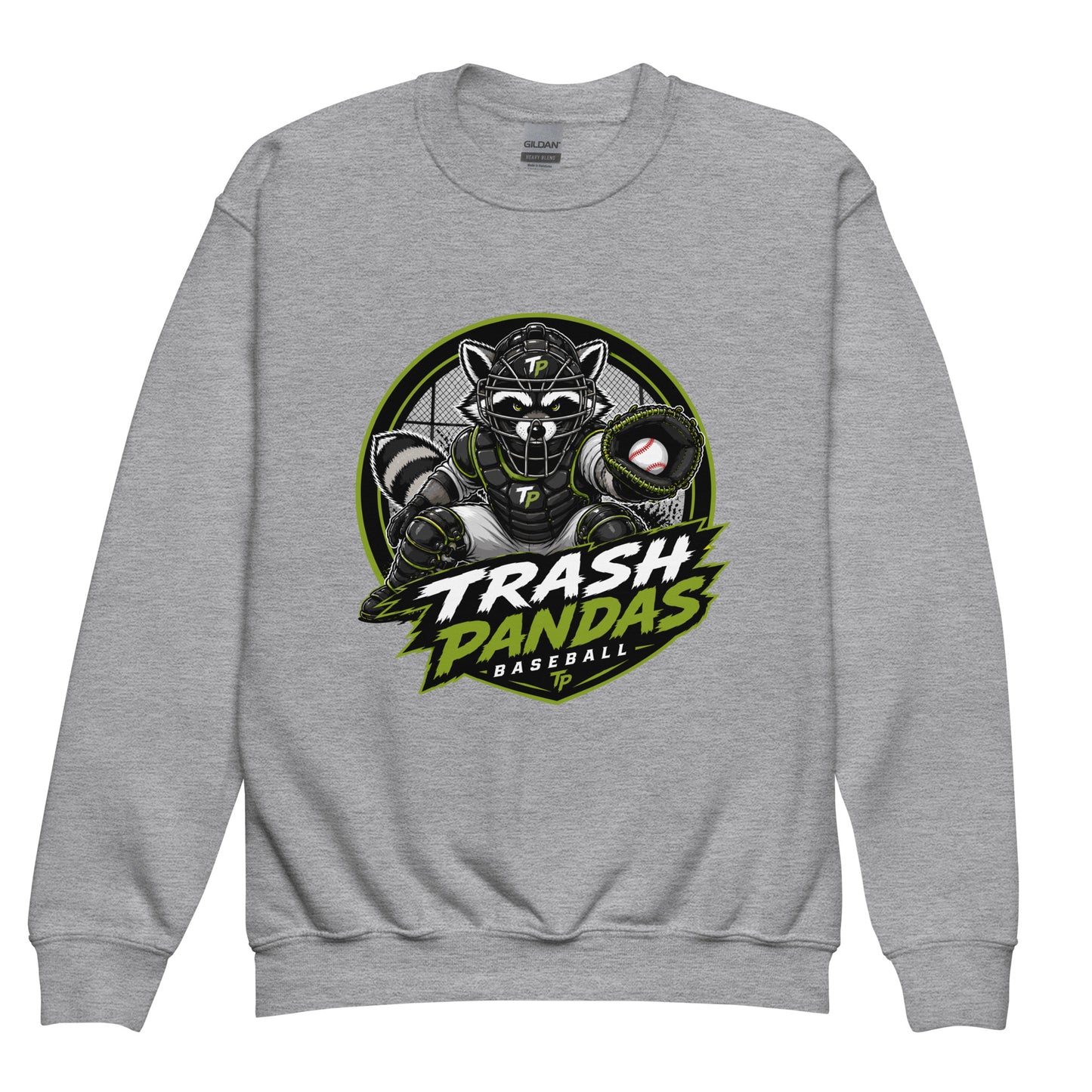 Classic | Youth Sweatshirt | Trash Pandas Baseball Organization | Athletics Logo