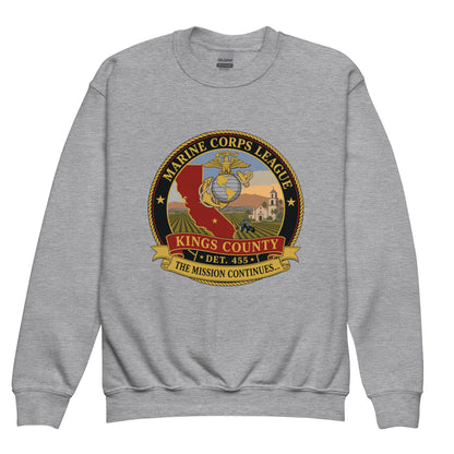 Classic | Youth Sweatshirt | Marine Corps League kings County Det 455 | Shield Logo