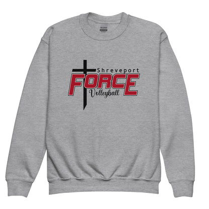 Classic | Youth Sweatshirt | Shreveport Force Volleyball | Crest Logo