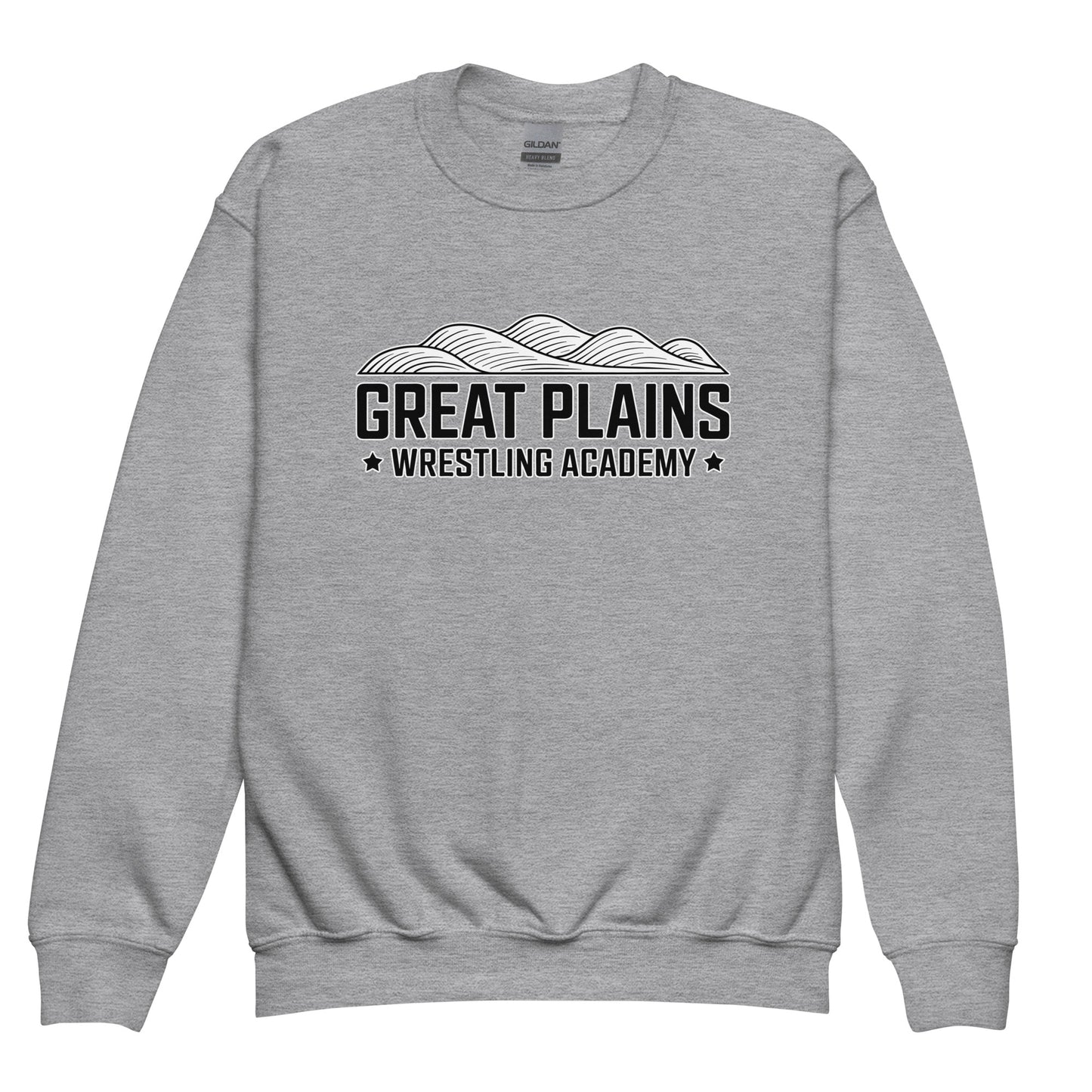 Classic | Youth Sweatshirt | Great Plains Wrestling Academy | Crest Logo
