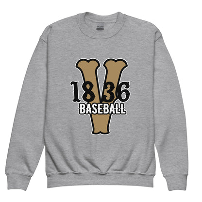 Classic | Youth Sweatshirt | 1836 Volunteers Baseball | Crest Logo