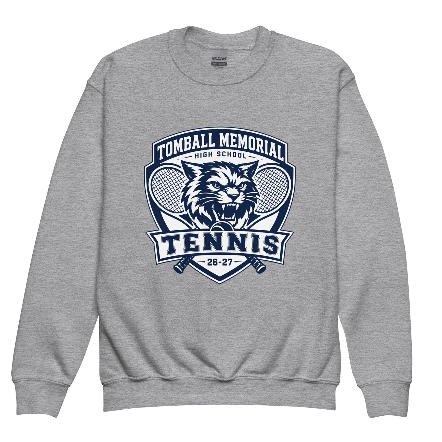 Classic | Youth Sweatshirt | TMHS Tennis | Shield Logo