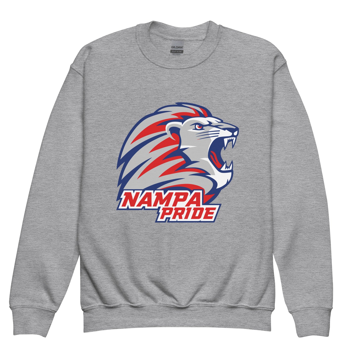 Classic | Youth Sweatshirt | Nampa Pride | Mascot Logo
