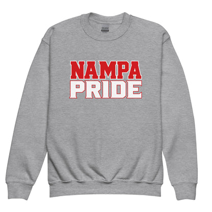 Classic | Youth Sweatshirt | Nampa Pride | Letter Mark Logo