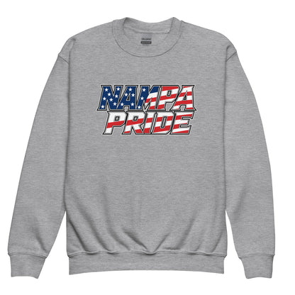 Classic | Youth Sweatshirt | Nampa Pride | Modern Script Logo