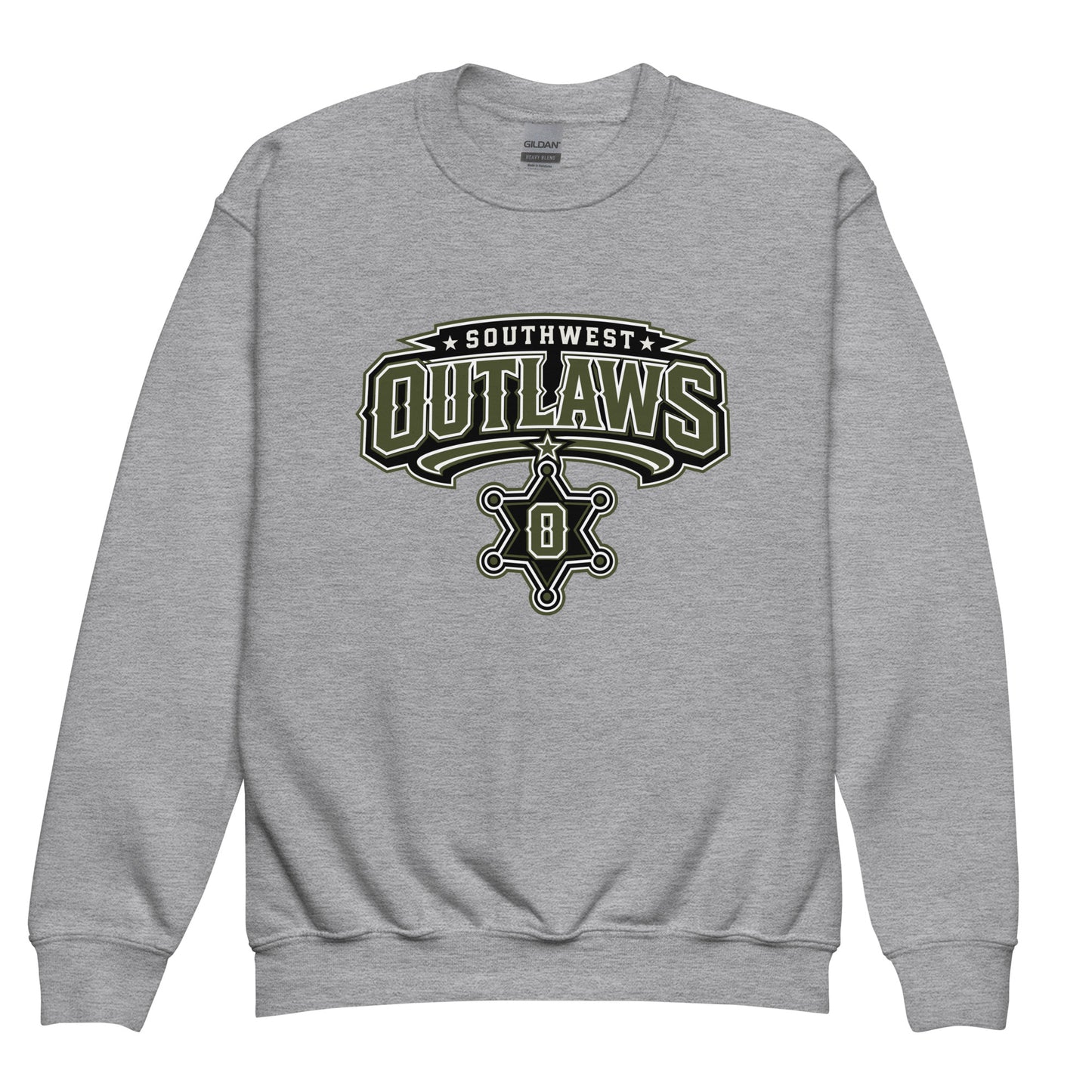 Classic | Youth Sweatshirt | Southwest Outlaws | Frontier Athletics Logo