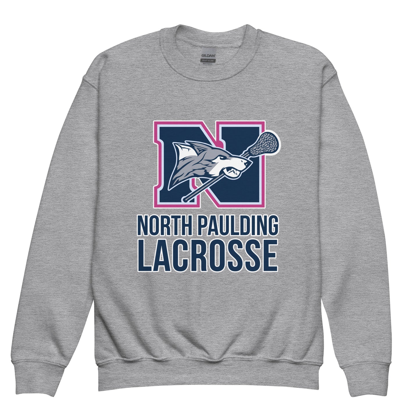 Classic | Youth Sweatshirt | North Paulding Lacrosse | Vanguard Logo