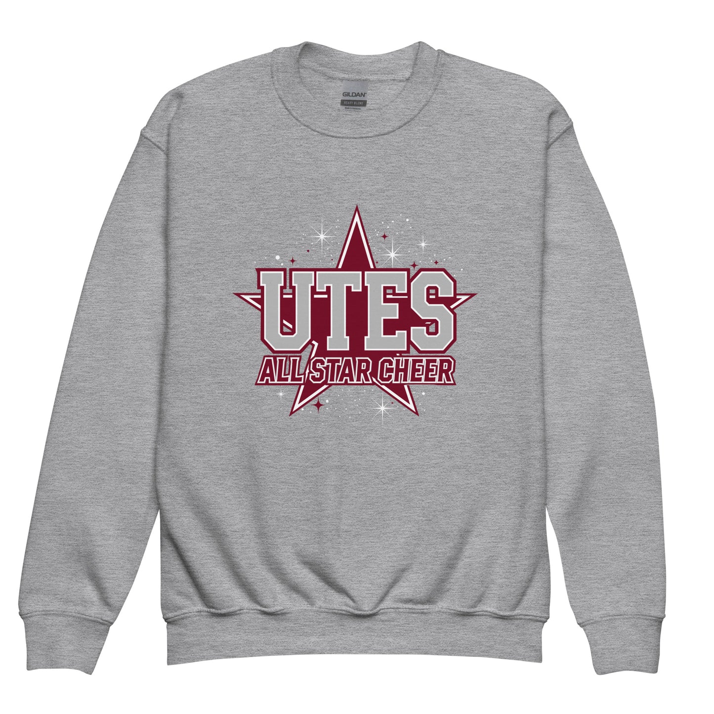 Classic | Youth Sweatshirt | Utes Allstar Cheer | Crest Logo