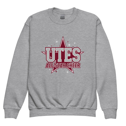Classic | Youth Sweatshirt | Utes Allstar Cheer | Crest Logo