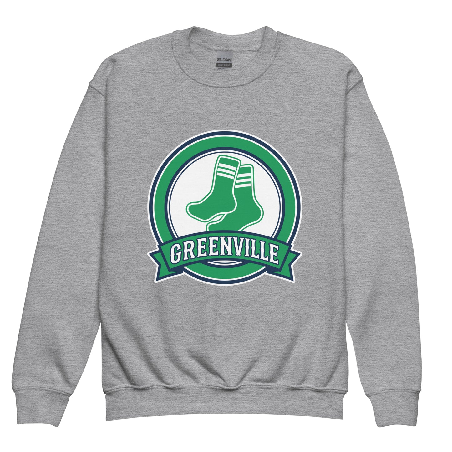 Classic | Youth Sweatshirt | Greenville Sox | Badge Logo