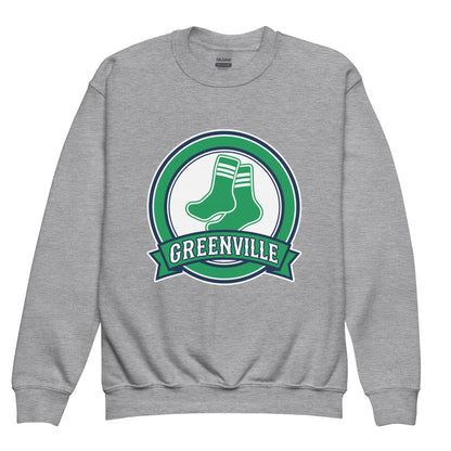 Classic | Youth Sweatshirt | Greenville Sox | Badge Logo