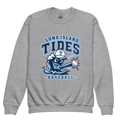 Classic | Youth Sweatshirt | Long Island Tides Baseball | Valor Logo